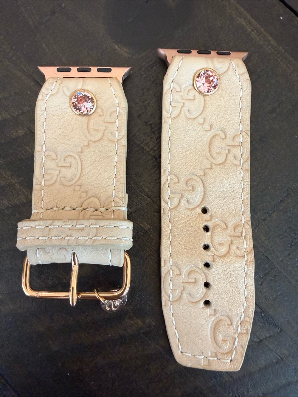 Authentic Upcycled Gucci Nude Watch band